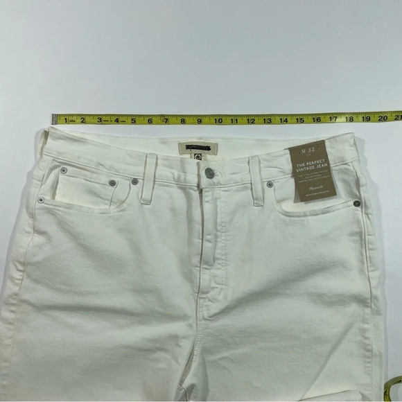 New Madewell The Perfect Vintage Jean Tile White ND501 - Picture 7 of 11